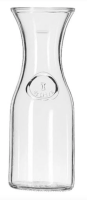 Wine Decanter / Carafe, 19-1/4 oz.,/ 1/2 liter, glass, clear