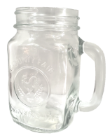 LIBB-97085 16-1/2 oz. Drinking Jar with Handle - County Fair Design
