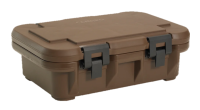 CAMB-UPCS140131 12.3 Qt. S-Series Ultra Pan Carrier for (1) Full-size Pan up to 4"D (Dark Brown) - Camcarrier