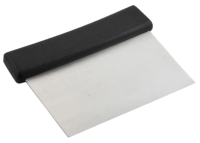 WINC-DSC-2 6" x 3" Dough Scraper (Black Handle)