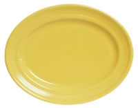 TUXT-CSH-136 13-3/4" x 10-1/2" Oval Platter (Saffron) - Concentrix