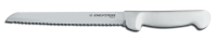DEXT-P94803 8" Scalloped Bread Knife (White Handle)