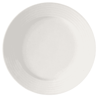RAK-BAFP31D7 12-1/4" Embossed Porcelain Plate (White) - Rondo