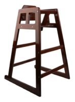 GET-HC-100-MOD-TALL-W Bar Height High Chair (Walnut)