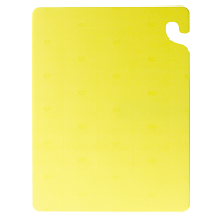 SJCR-CB182412YL 18" x 24" Cutting Board (Yellow) - Cut-N-Carry