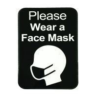 Please Wear A Face Mask Signage