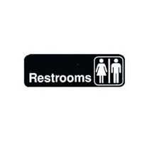 TABL-394517 3" x 9" Sign (Restrooms)