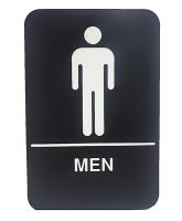 TABL-695635 6" x 9" Sign (Men)