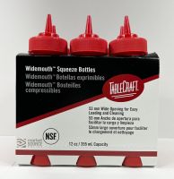 TABL-C11253K 12 oz. Squeeze Dispenser 6-Pack (Ketchup) - WideMouth