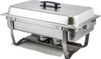 WINC-C-4080 8 Qt. Full-size Rectangular Chafer with Folding Stand
