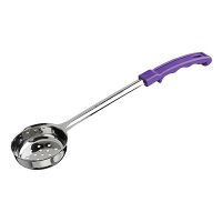 WINC-FPP-4P 4 oz. Perforated Food Portioner (Handle Coded Purple)