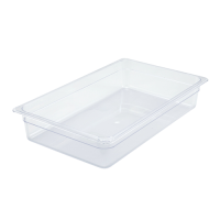 WINC-SP7104 Full-size 3-1/2" Deep Food Pan (Clear) - Poly-Ware
