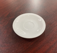WTI-840-245-107 4-3/4" Porcelain Demitasse Saucer (Bright White) - Porcelana