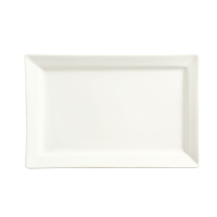 WTI-SL-26 12" x 8" Rectangular Plate (White) - Slate
