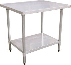 30" x 72" All Stainless Work Table