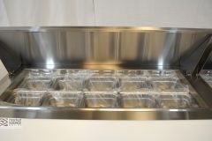 72.7" 2-Section Refrigerated Sandwich/Salad Top Prep Table - FB Series